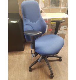 Blue TriTek Ergonomic Chair
