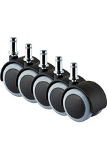 SW70 rubber casters (set of 5)