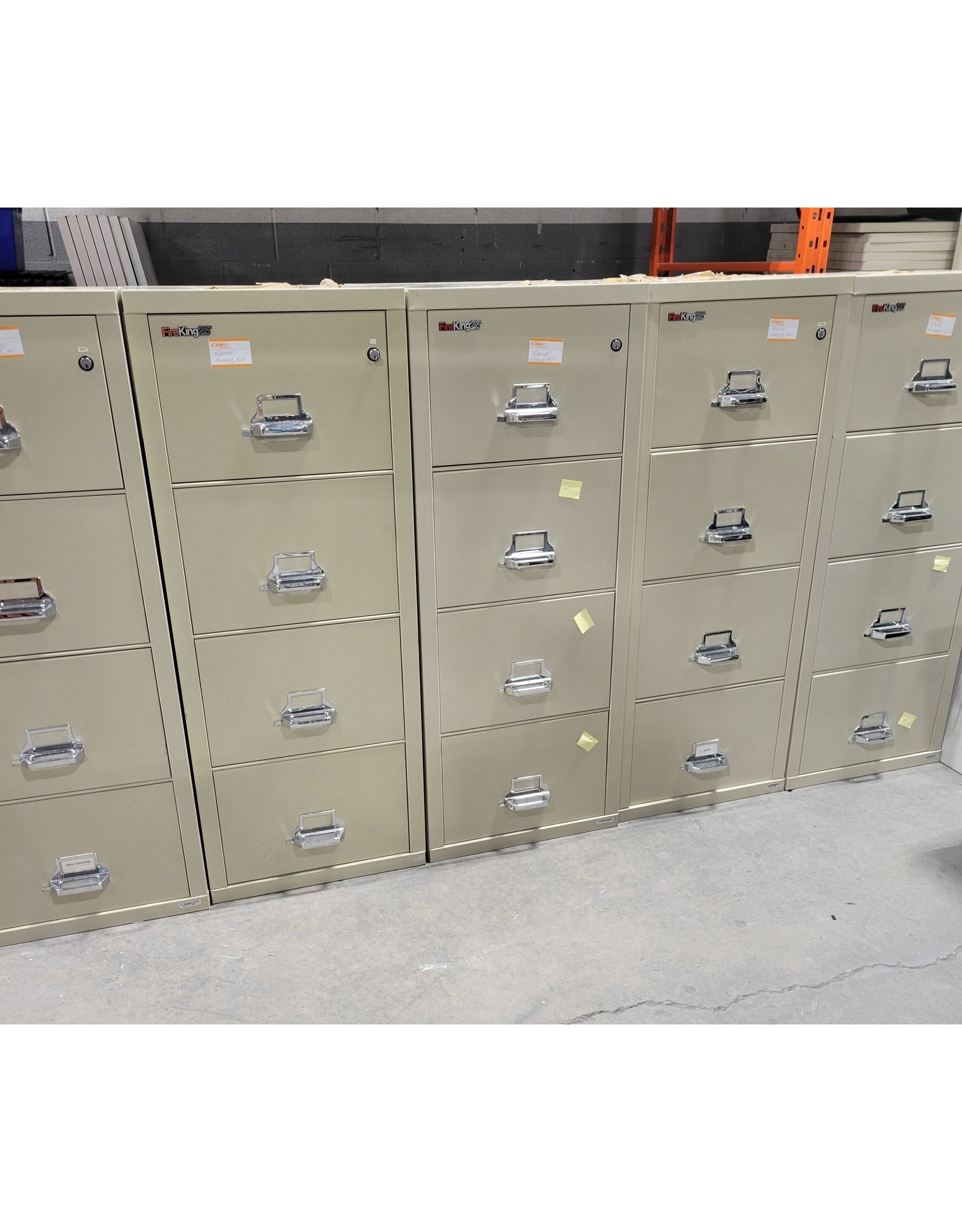 Fire Resistant 4dr Vertical Filing Cabinets