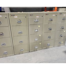 Fire Resistant 4dr Vertical Filing Cabinets