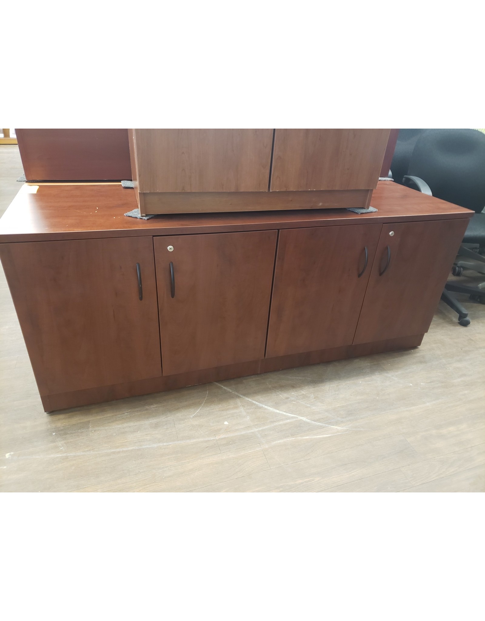 SummerFlame Credenza Storage Cabinet 72"L