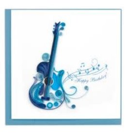 Quilling Card Lg - Birthday Guitar