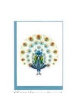 Quilling Card Sm - Dancing Peacock