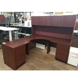 Mahogany  L-shape with Storage