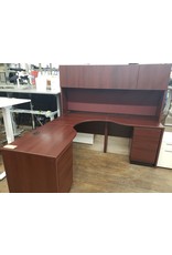 Mahogany  L-shape with Storage