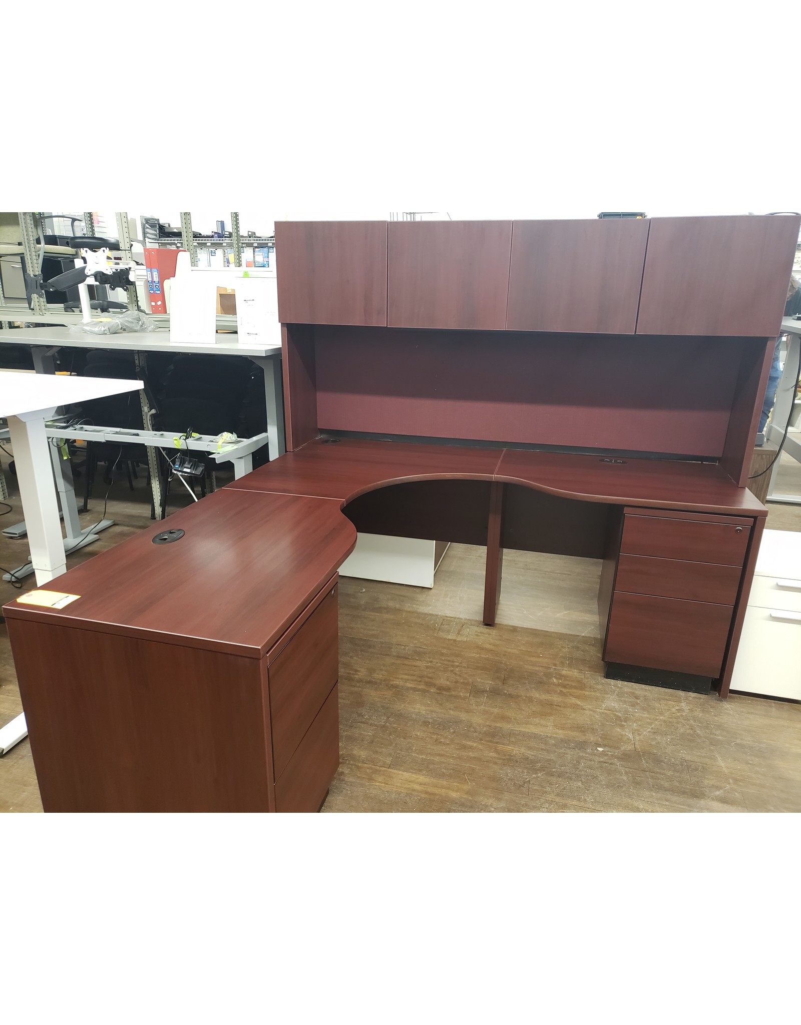 Mahogany  L-shape with Storage