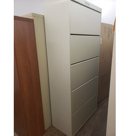 Beige 5dr End Tab Filing Cabinet