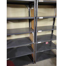 Industrial Metal Shelving 76"