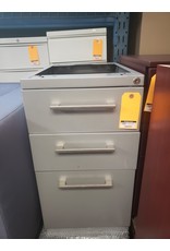 Silver Box/Box/File Pedestal with No Top