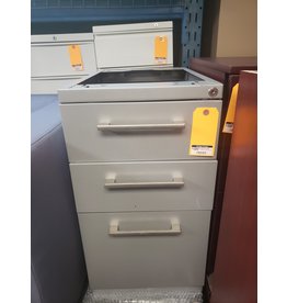 Silver Box/Box/File Pedestal with No Top