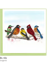 Quilling Card  - Songbirds