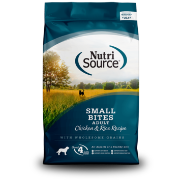 NutriSource NutriSource Small Bites Adult Chicken & Rice Recipe for Dogs
