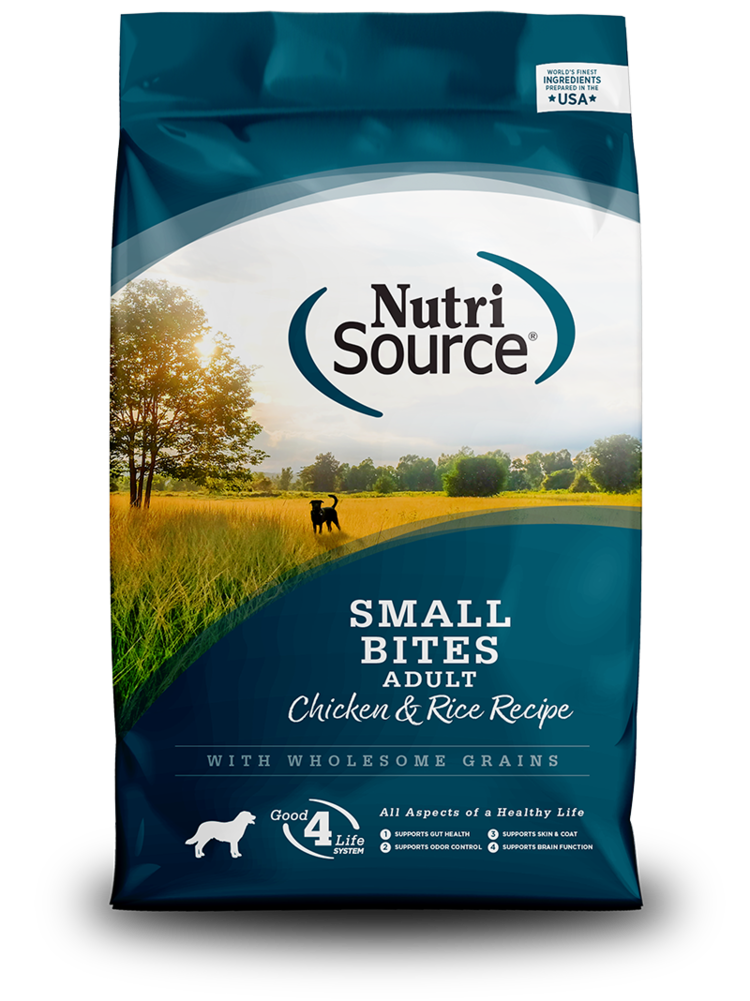 NutriSource NutriSource Small Bites Adult Chicken & Rice Recipe for Dogs