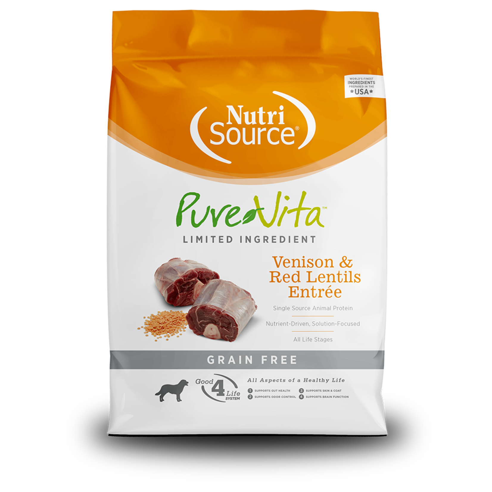 NutriSource NutriSource Pure Vita - Venison & Red Lentils Entrée for Dogs