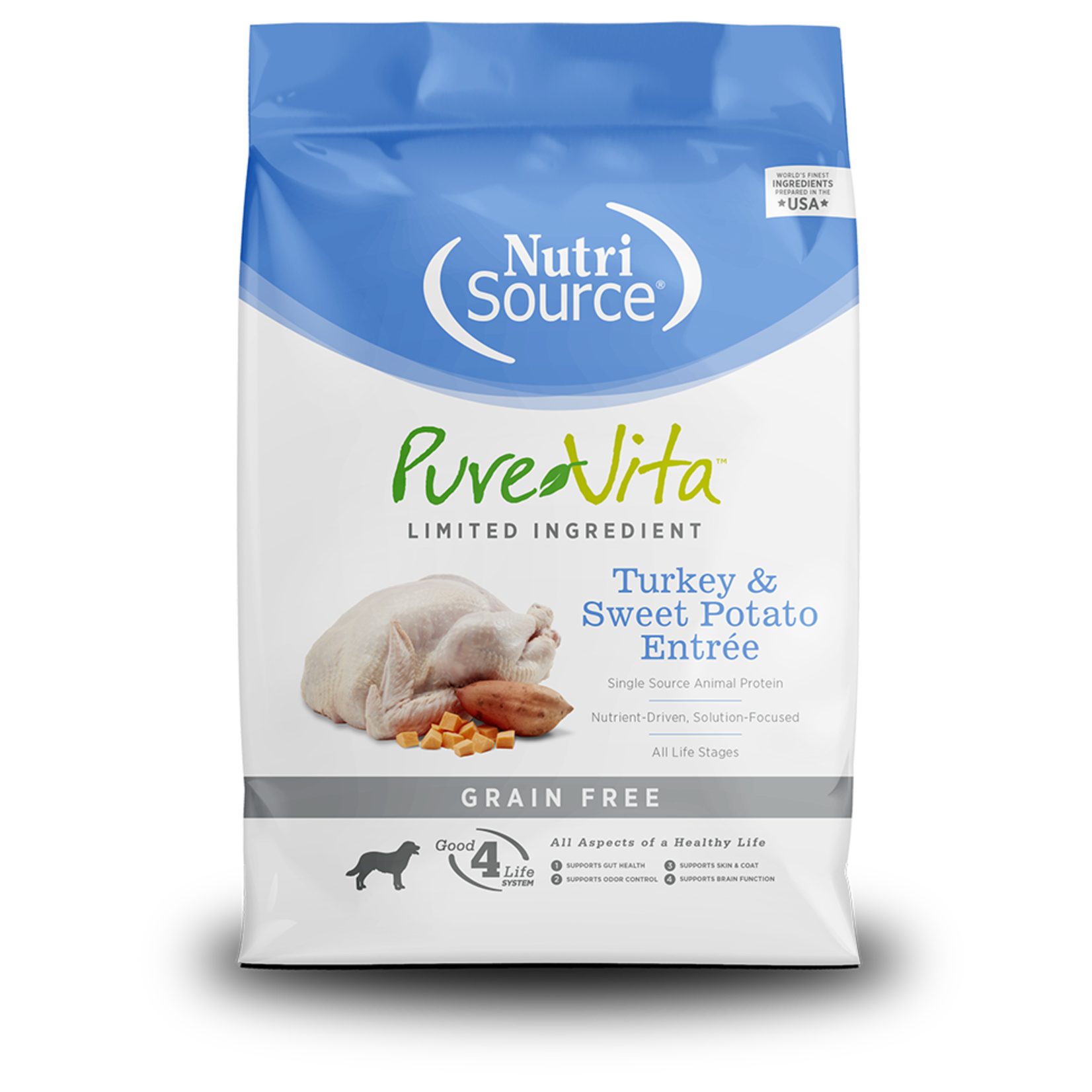 NutriSource NutriSource Pure Vita - Turkey & Sweet Potato Entrée for Dogs