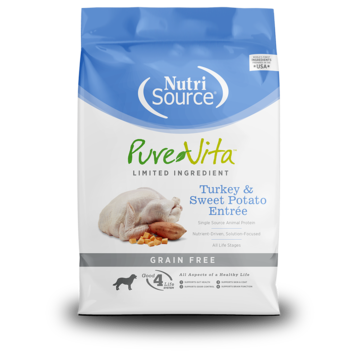 NutriSource NutriSource Pure Vita - Turkey & Sweet Potato Entrée for Dogs