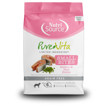 NutriSource NutriSource Pure Vita - Small Bites Salmon & Peas Entrée for Dogs