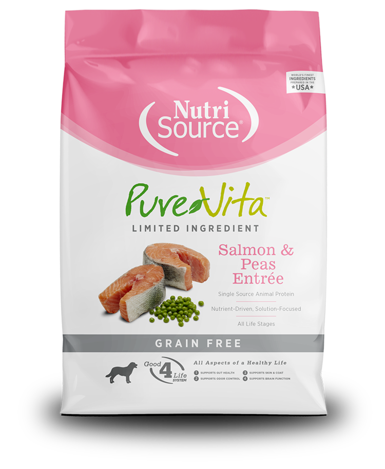 NutriSource NutriSource Pure Vita - Salmon & Peas Entrée for Dogs