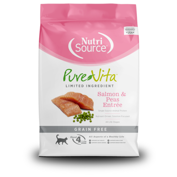 NutriSource NutriSource Pure Vita - Grain Free Salmon & Peas Entrée for Cats