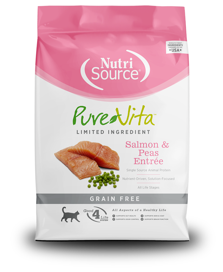 NutriSource NutriSource Pure Vita - Grain Free Salmon & Peas Entrée for Cats