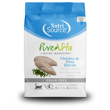 NutriSource NutriSource Pure Vita - Grain Free Chicken & Peas Entrée for Cats