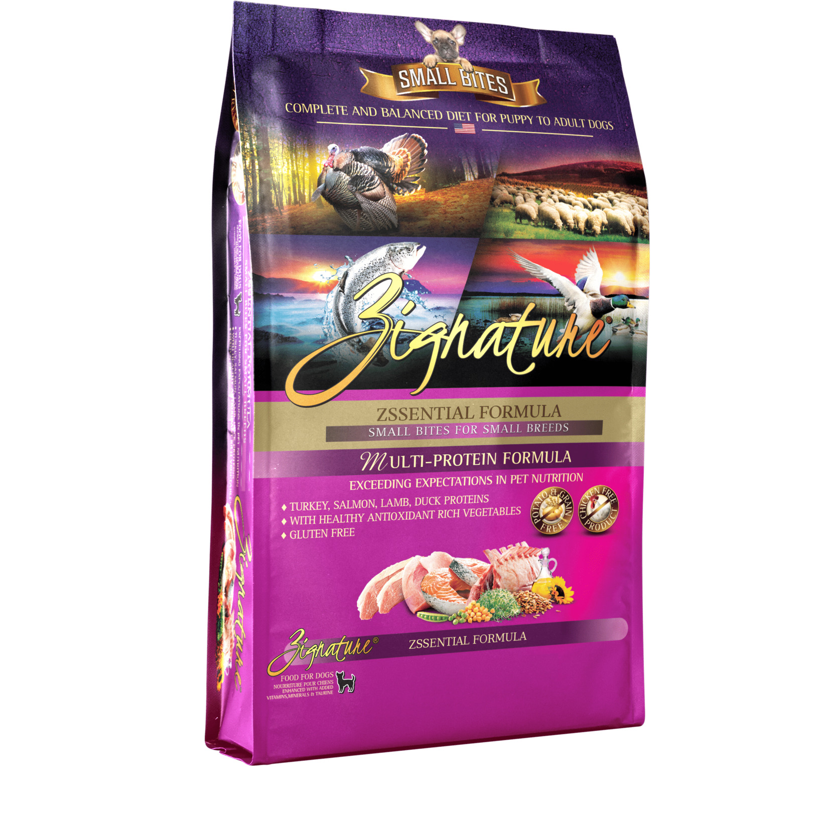 zignature small breed