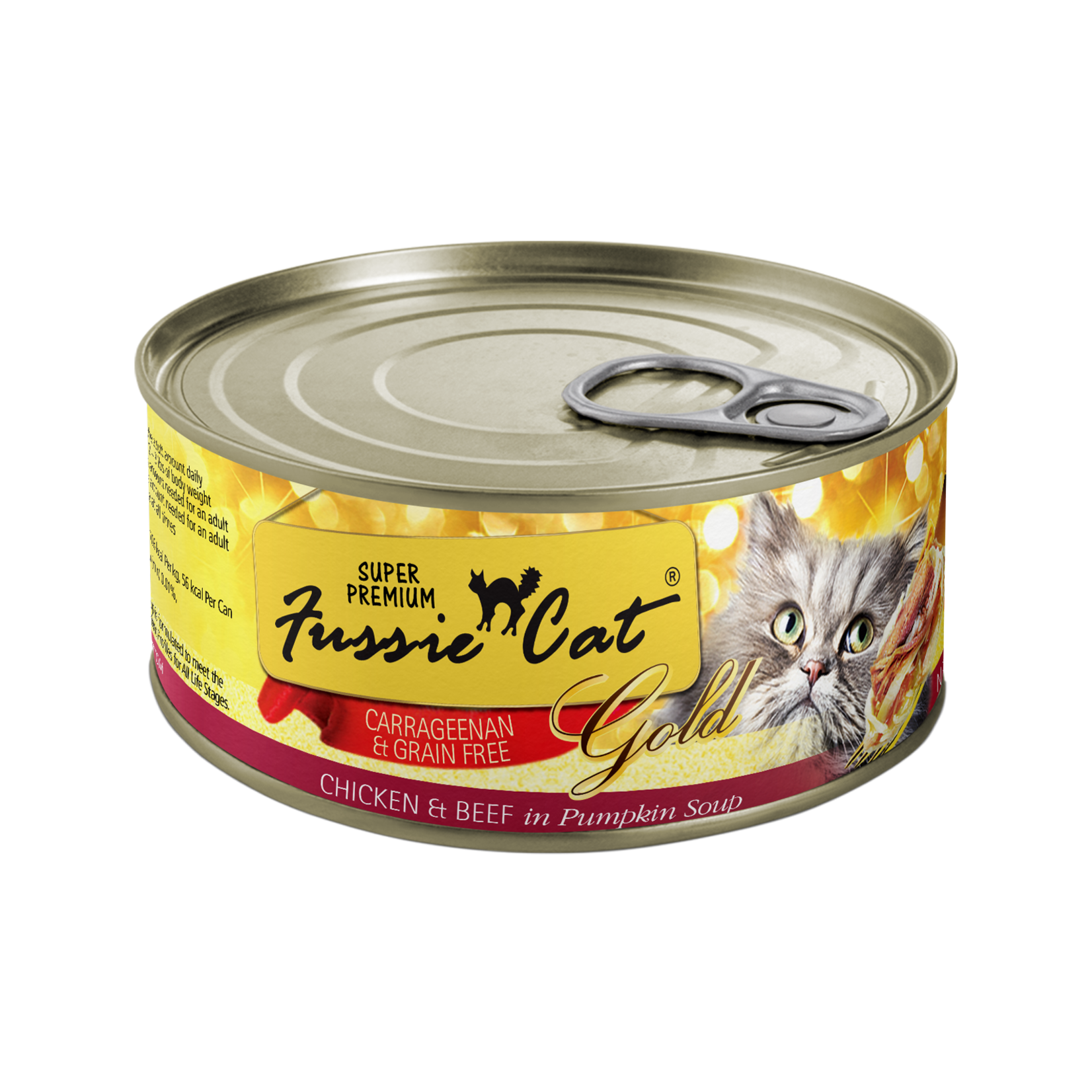 Fussie Cat Fussie Cat Super Premium - Grain Free Chicken & Beef Formula in Pumpkin Soup for Cats