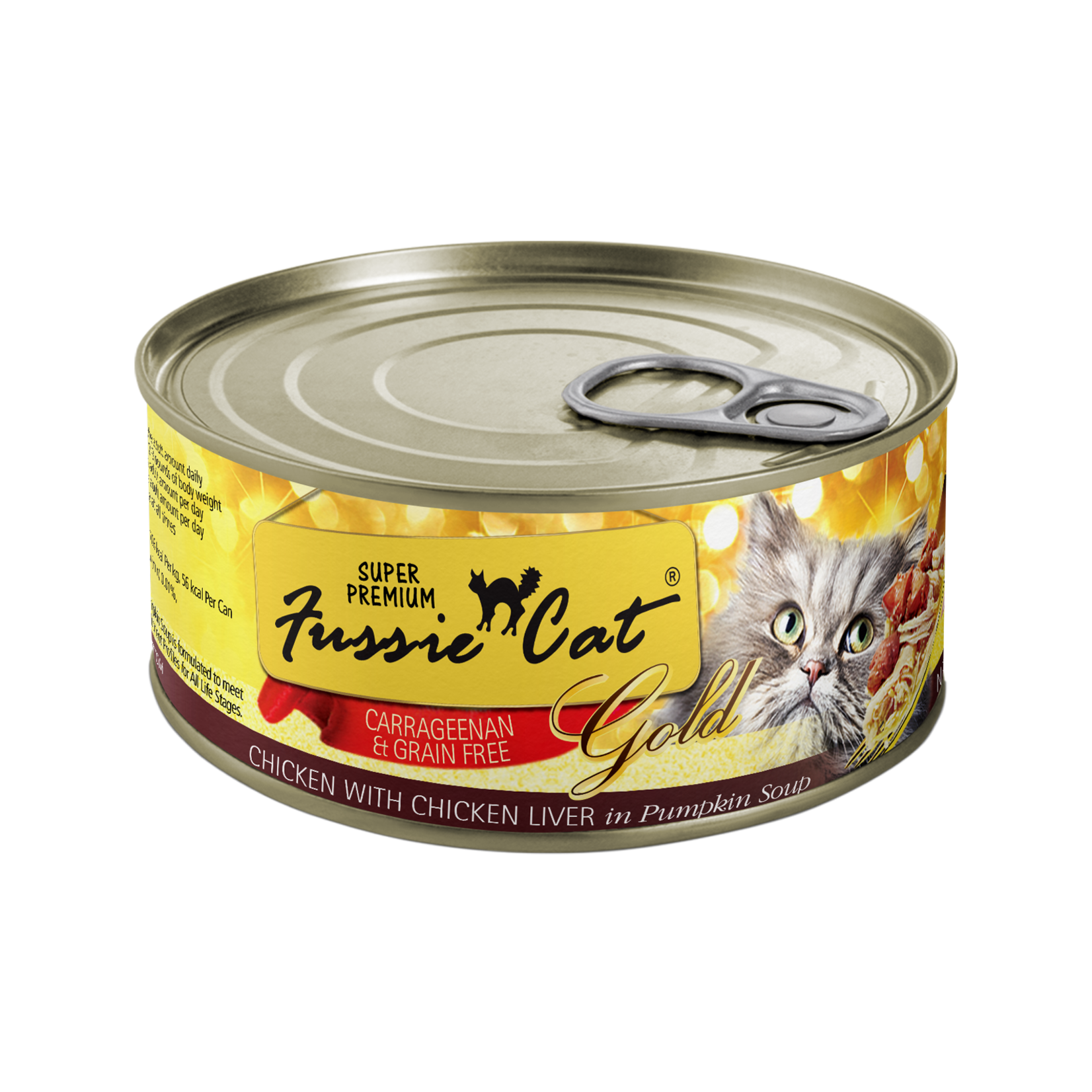 Fussie Cat Fussie Cat Super Premium - Grain Free Chicken with Chicken Liver Formula in Pumpkin Soup for Cats