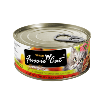 Fussie Cat Fussie Cat Premium - Grain Free Tuna with Chicken Liver Formula in Aspic for Cats