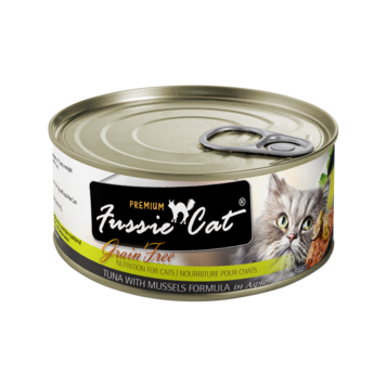 Fussie Cat Fussie Cat Premium - Grain Free Tuna with Mussels Formula in Aspic for Cats