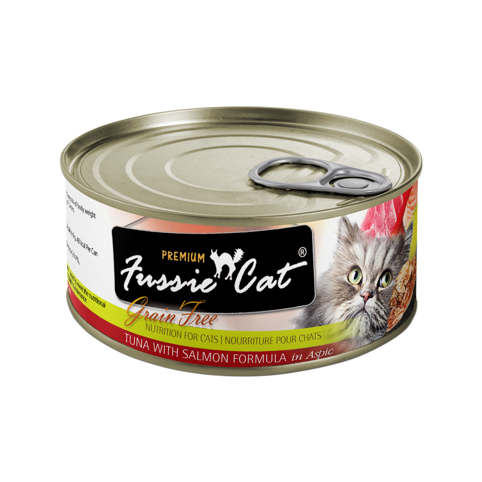 Fussie Cat Fussie Cat Premium - Grain Free Tuna with Salmon Formula in Aspic for Cats