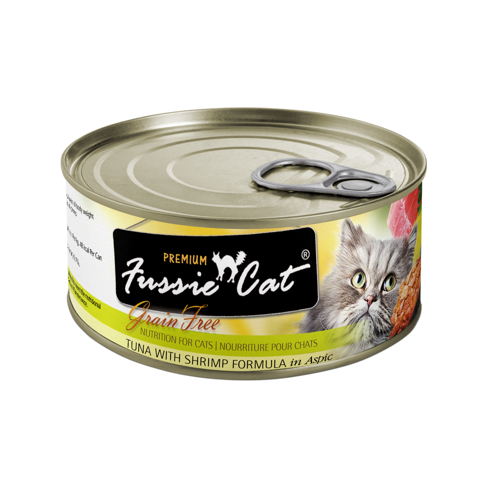 Fussie Cat Fussie Cat Premium - Grain Free Tuna with Shrimp Formula in Aspic for Cats