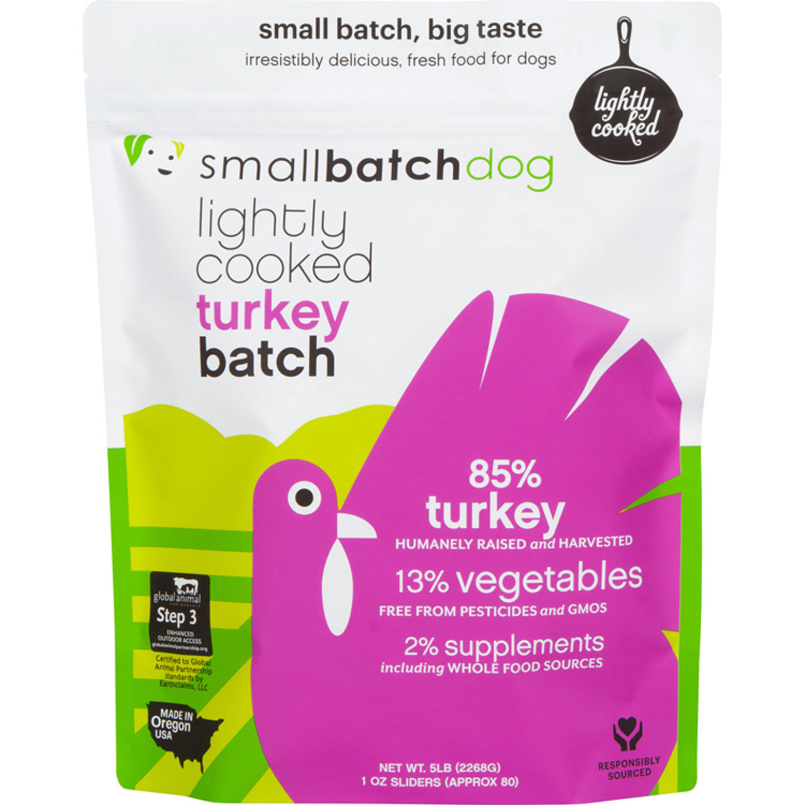 Smallbatch Smallbatch Dog - Lightly Cooked Turkey Batch