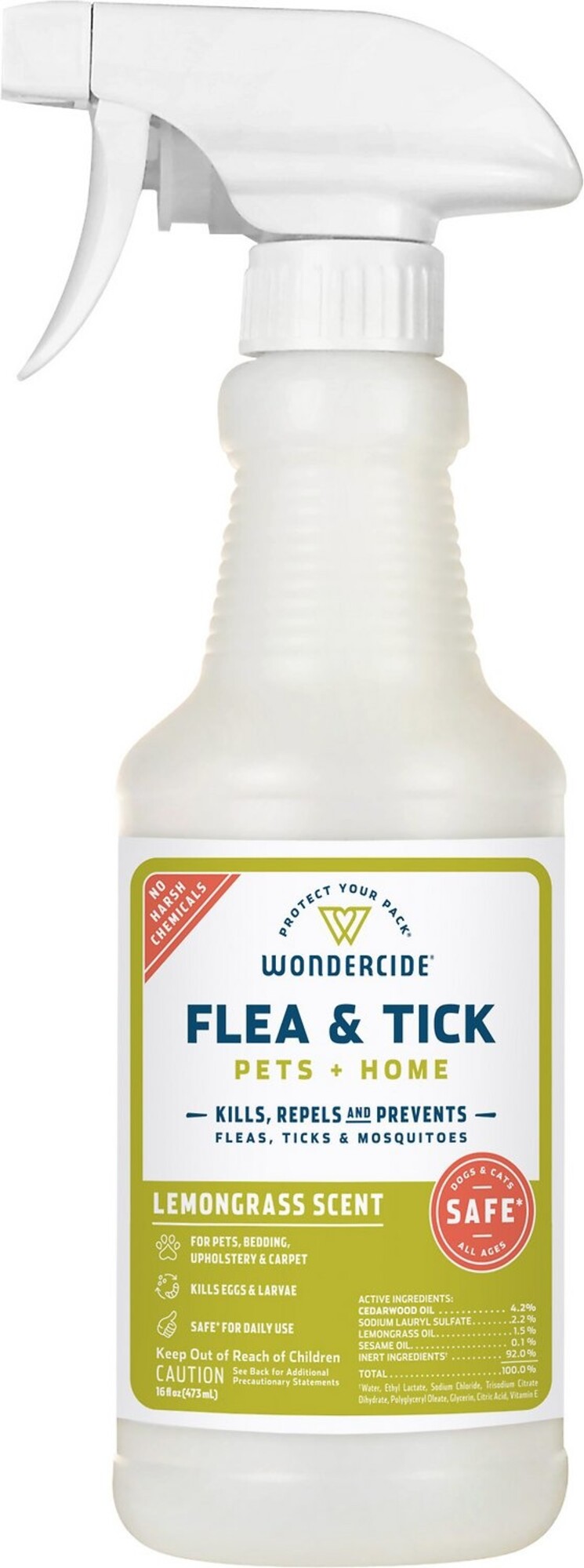 Wondercide Wondercide Flea & Tick Spray for Pets + Home - Lemongrass Scent