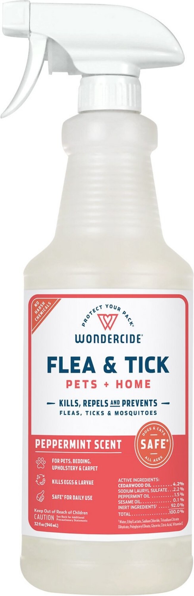Wondercide Wondercide Flea & Tick Spray for Pets + Home - Peppermint Scent