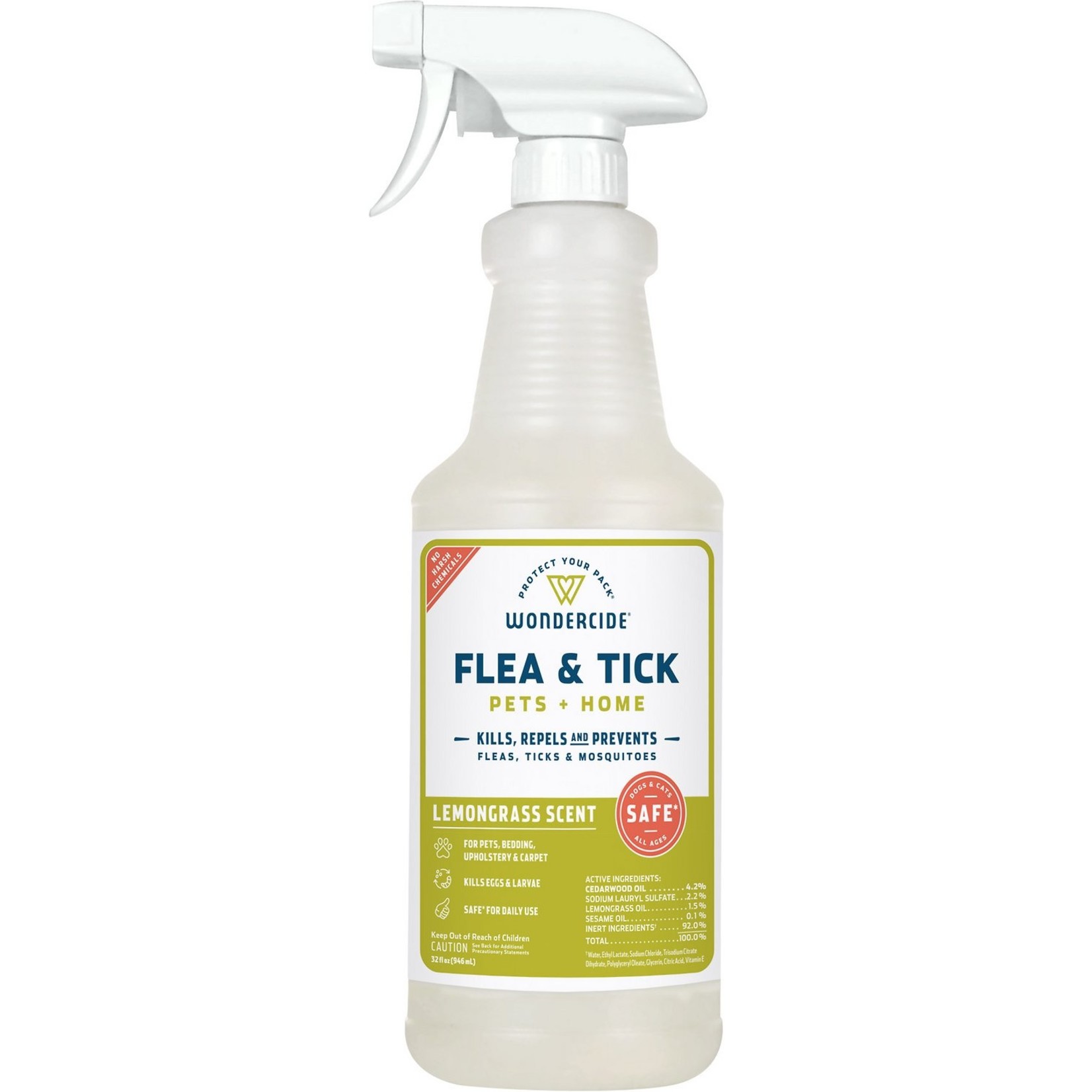 Wondercide Wondercide Flea & Tick Spray for Pets + Home - Lemongrass Scent