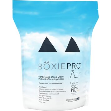 Boxiecat BoxiePro Air - Lightweight Deep Clean Probiotic Clumping Cat Litter