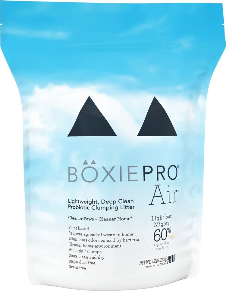 Boxiecat BoxiePro Air - Lightweight Deep Clean Probiotic Clumping Cat Litter