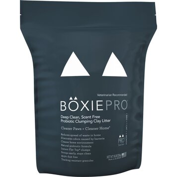 Boxiecat BoxiePro Deep Clean Scent Free Probiotic Clumping Clay Cat Litter