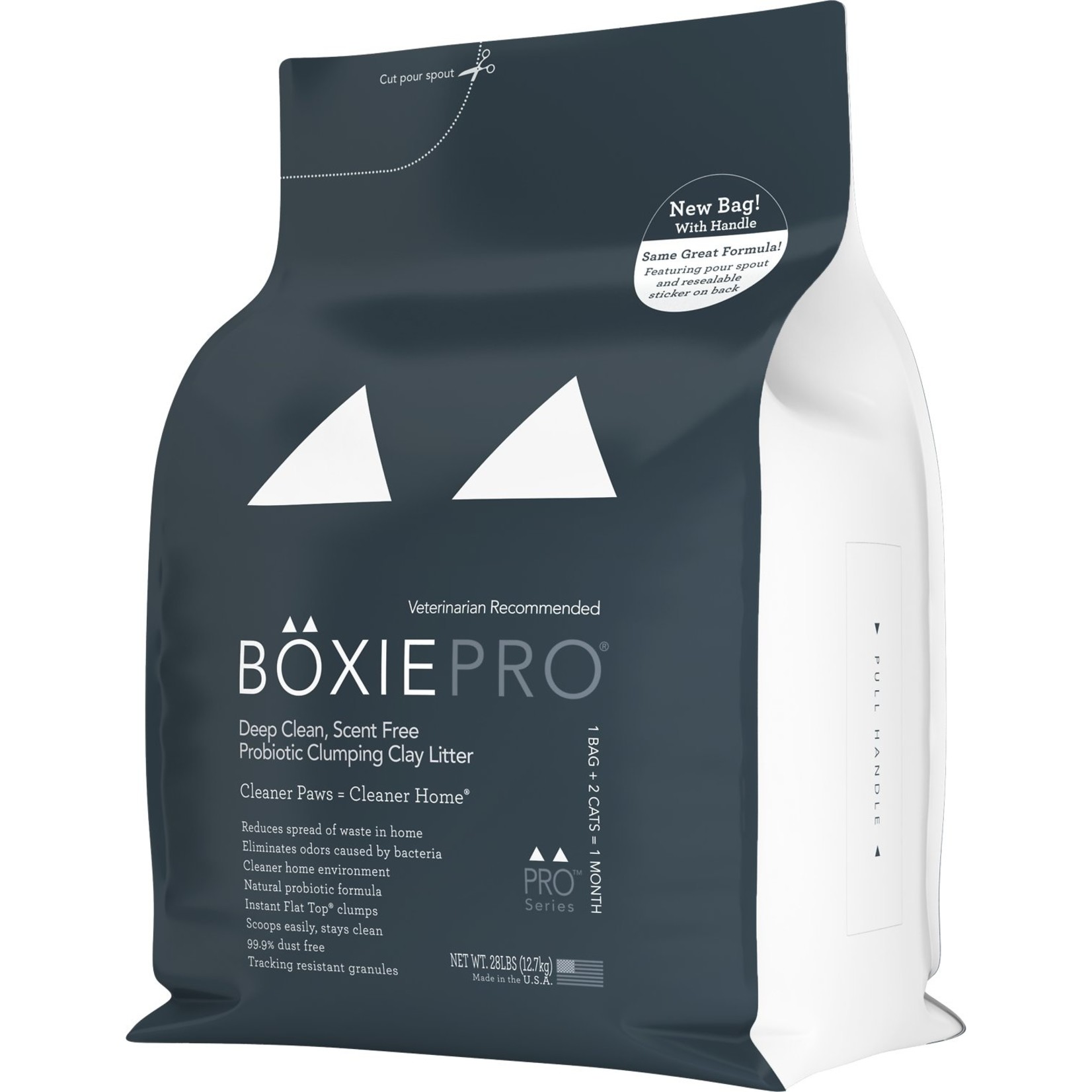 Boxiecat BoxiePro Deep Clean Scent Free Probiotic Clumping Clay Cat Litter