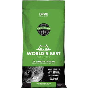 World's Best Cat Litter World's Best Cat Litter Natural Corn Litter - Original Unscented