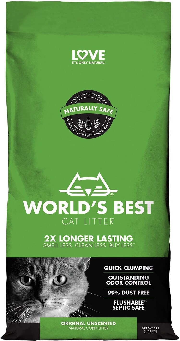 World's Best Cat Litter World's Best Cat Litter Natural Corn Litter - Original Unscented