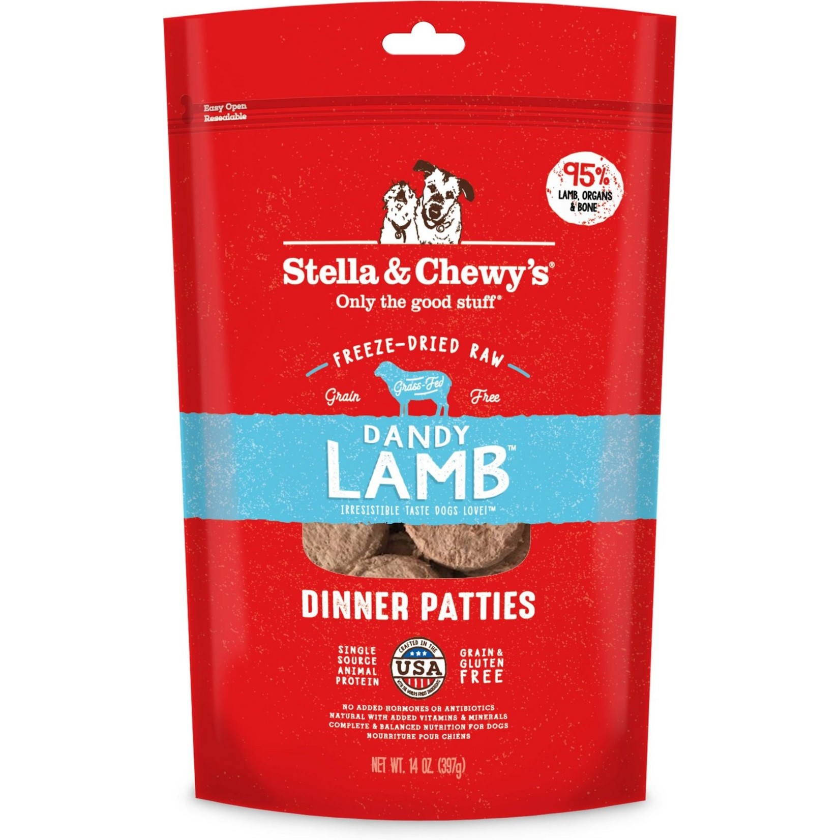 Stella & Chewy's Stella & Chewy's Freeze-Dried Raw Dinner Patties - Dandy Lamb for Dogs