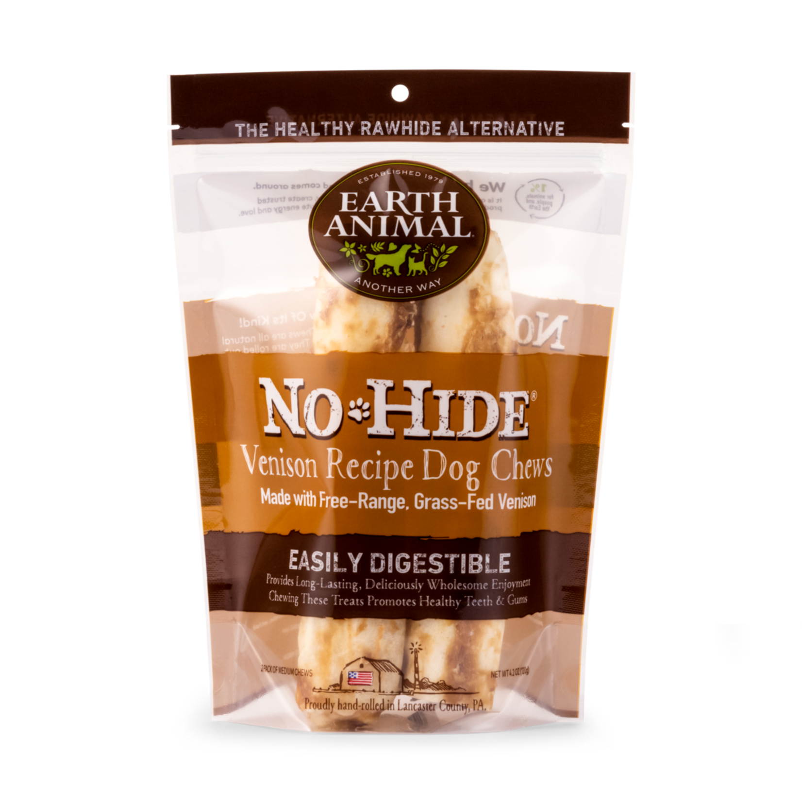 Earth Animal Earth Animal No-Hide Venison Chews for Dogs