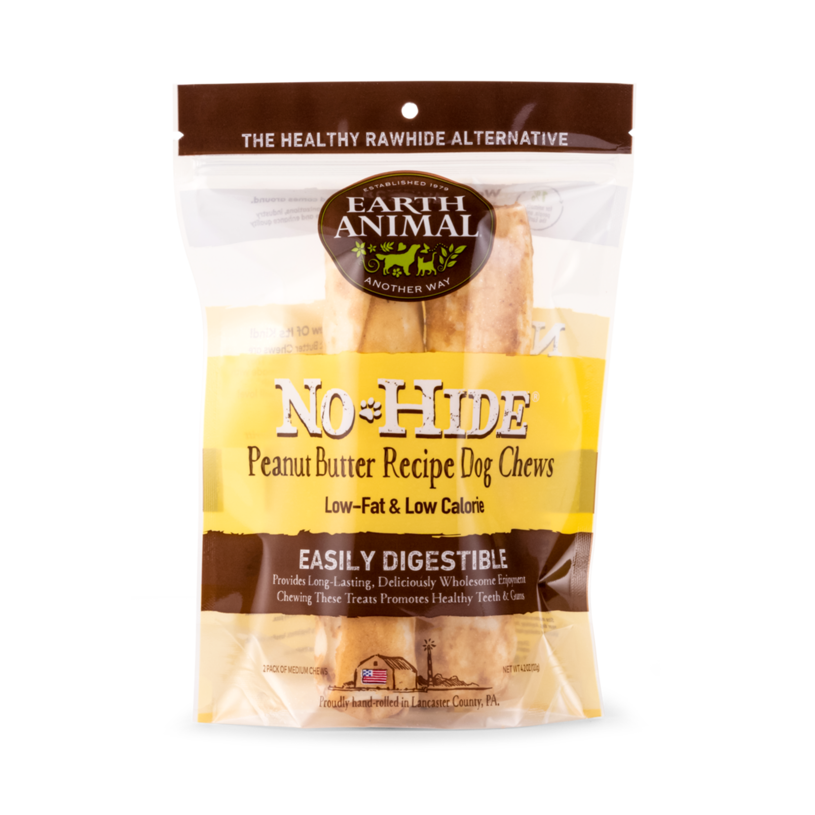 Earth Animal Earth Animal No-Hide Peanut Butter Chews for Dogs