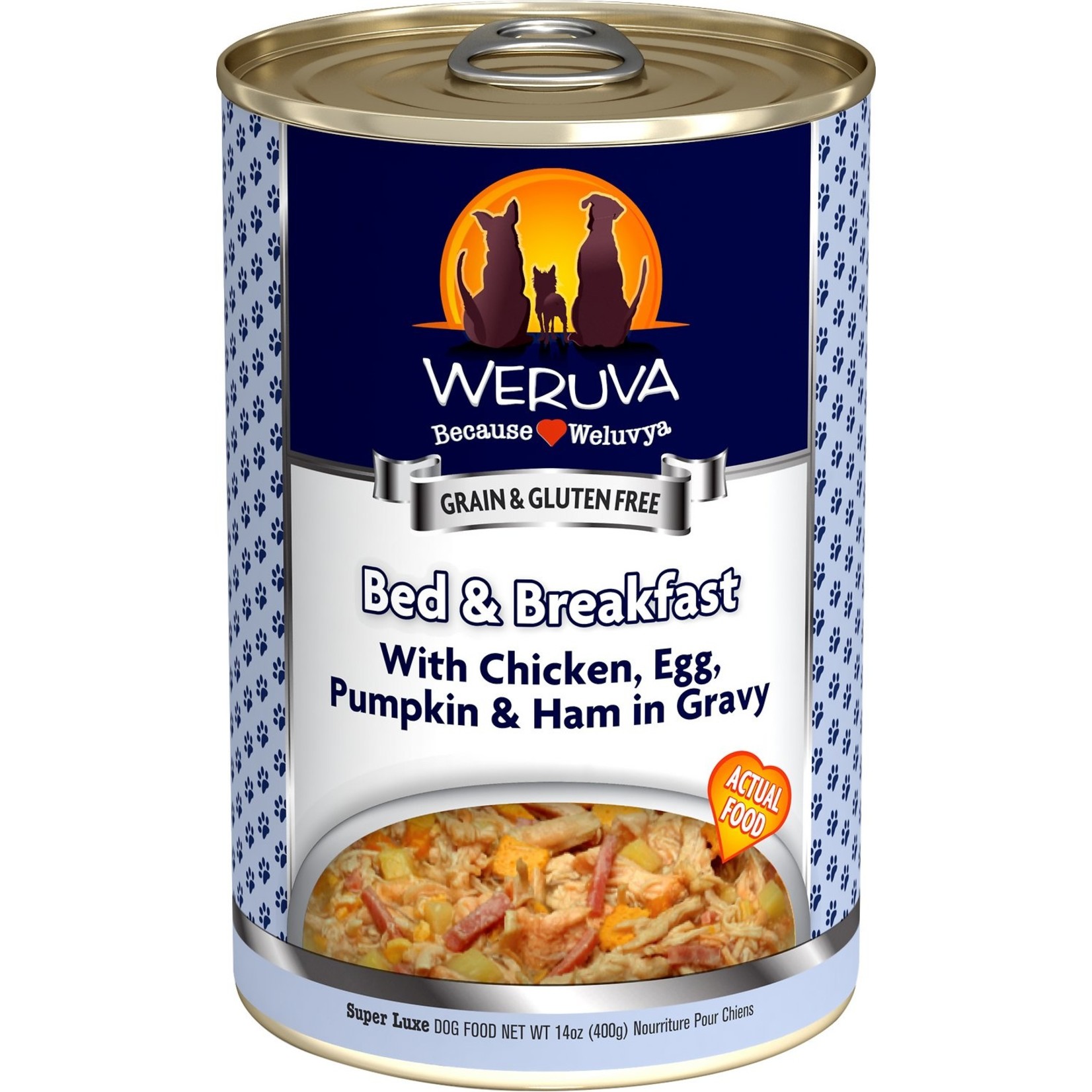 Weruva Weruva Classic Dog - Bed & Breakfast with Chicken, Egg, Pumpkin & Ham in Gravy