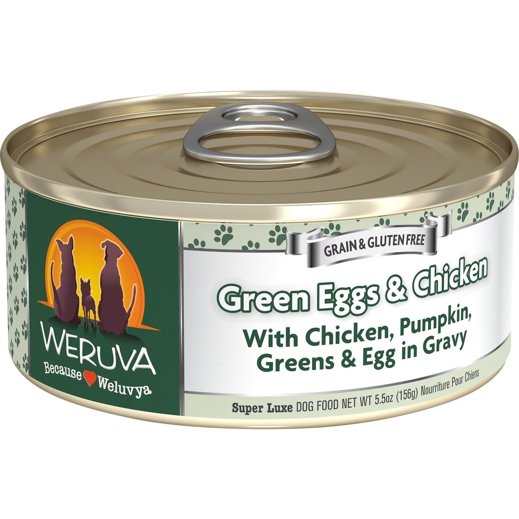 Weruva Weruva Classic Dog - Green Eggs & Chicken with Chicken, Pumpkin, Greens & Egg in Gravy