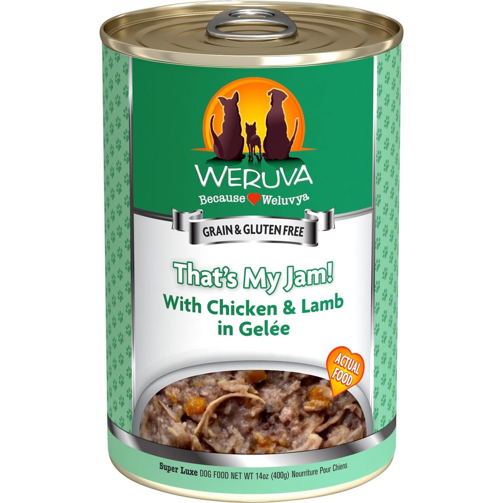 Weruva Weruva Classic Dog - That's My Jam! with Chicken & Lamb in Gelée