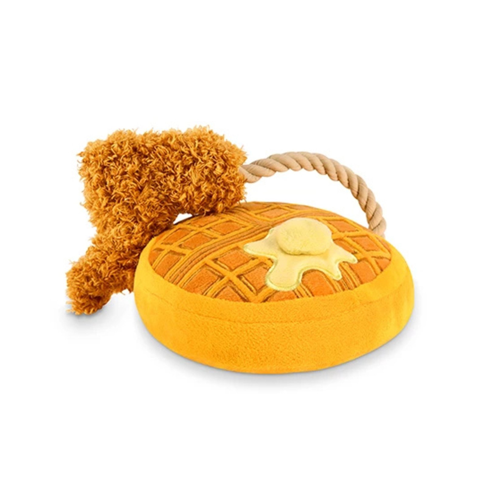 P.L.A.Y. Pet Lifestyle and You P.L.A.Y. Barking Brunch Collection - Chicken & Woofles Toy