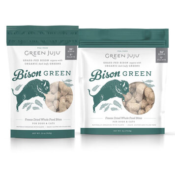 Green Juju Green Juju Freeze Dried Whole Food Bites - Bison Green